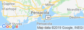 East Pensacola Heights map